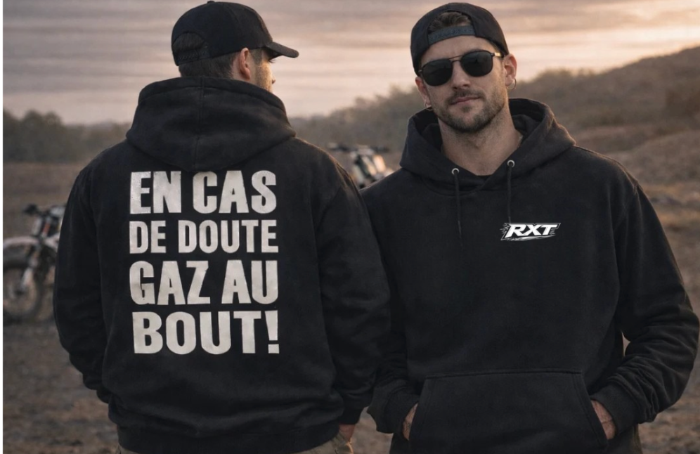 Hoodie RXT En Cas De Doute Gaz Au Bout!